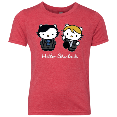 T-Shirts Vintage Red / YXS Hello Sherlock Youth Triblend T-Shirt