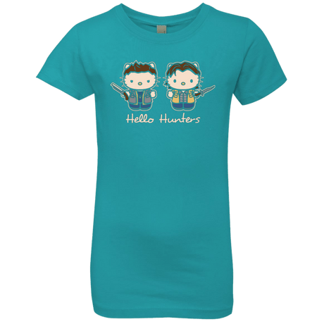 T-Shirts Tahiti Blue / YXS hellohunters Girls Premium T-Shirt