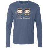 T-Shirts Indigo / Small hellohunters Men's Premium Long Sleeve