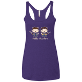 T-Shirts Purple / X-Small hellohunters Women's Triblend Racerback Tank