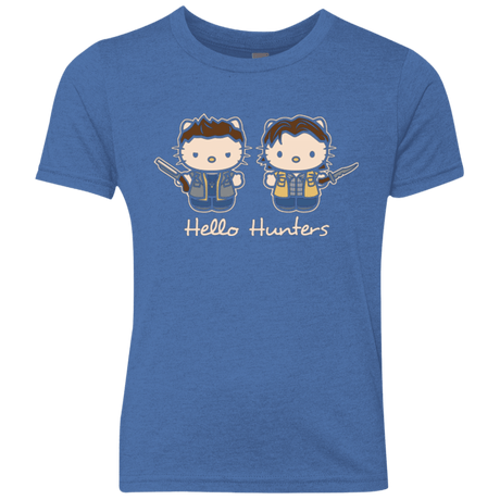 T-Shirts Vintage Royal / YXS hellohunters Youth Triblend T-Shirt