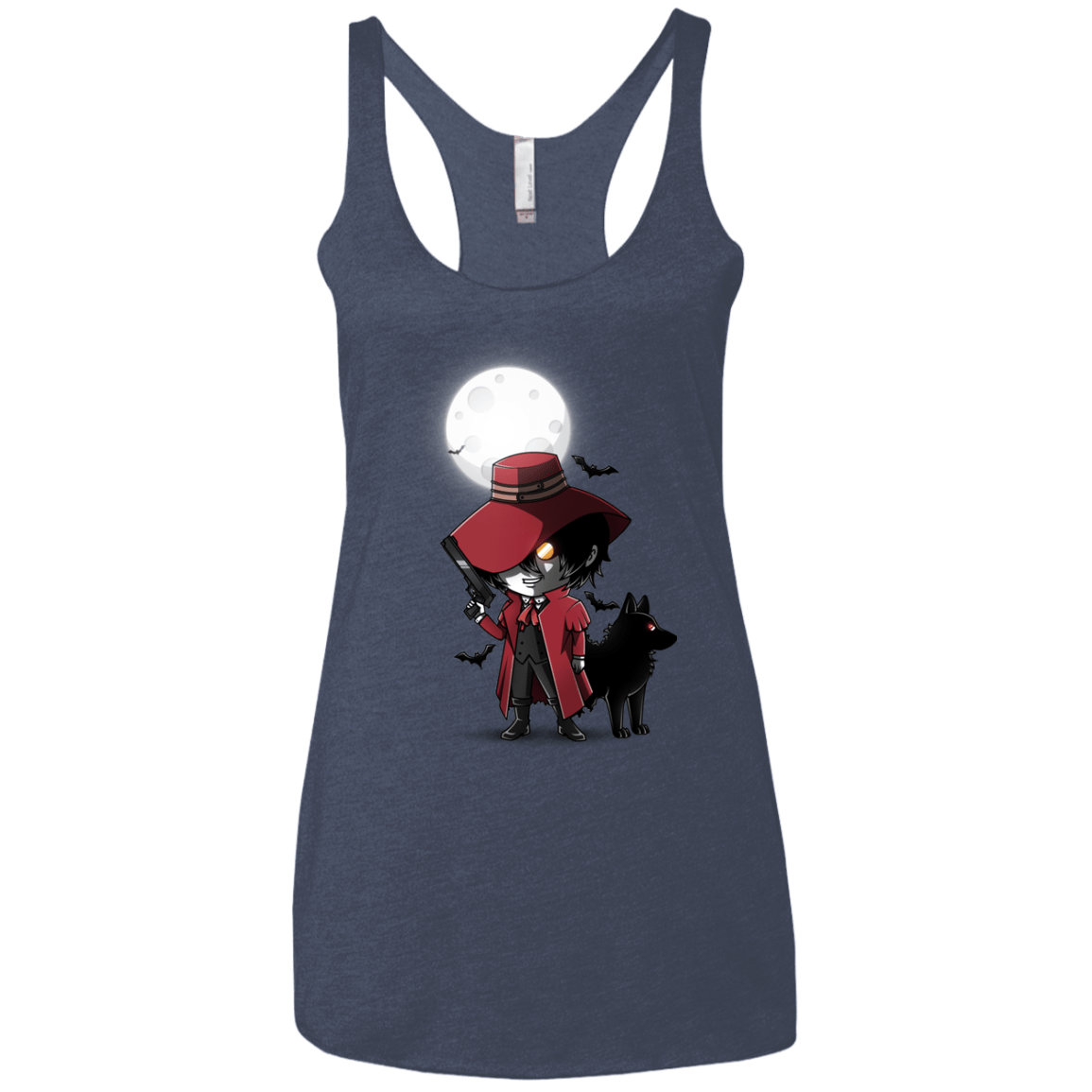T-Shirts Vintage Navy / X-Small Hellsing Ultimate Women's Triblend Racerback Tank