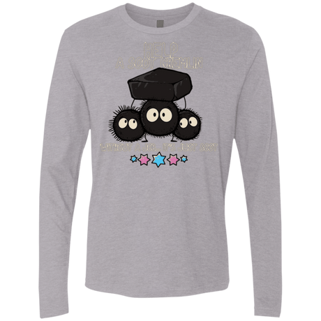 T-Shirts Heather Grey / Small HELP A SOOT GREMLIN Men's Premium Long Sleeve