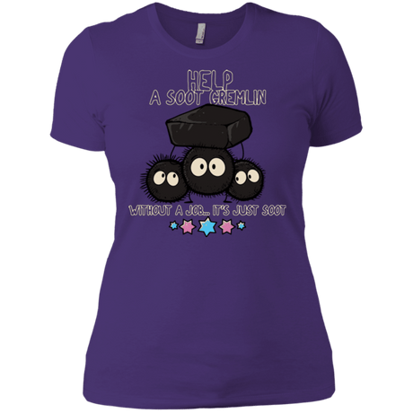 T-Shirts Purple / X-Small HELP A SOOT GREMLIN Women's Premium T-Shirt