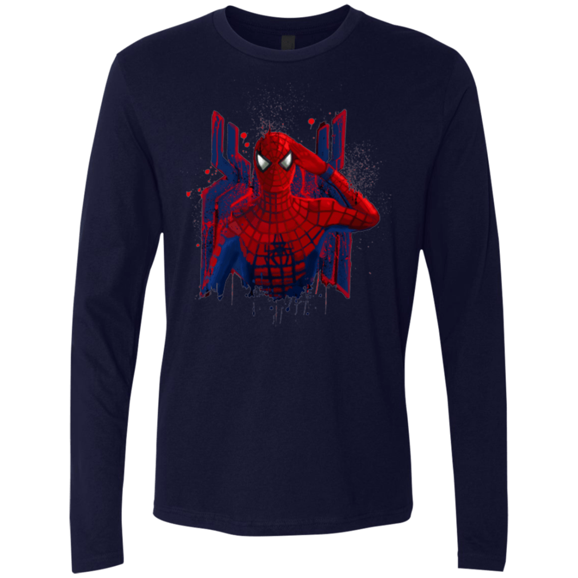 T-Shirts Midnight Navy / Small Hero of NY Men's Premium Long Sleeve