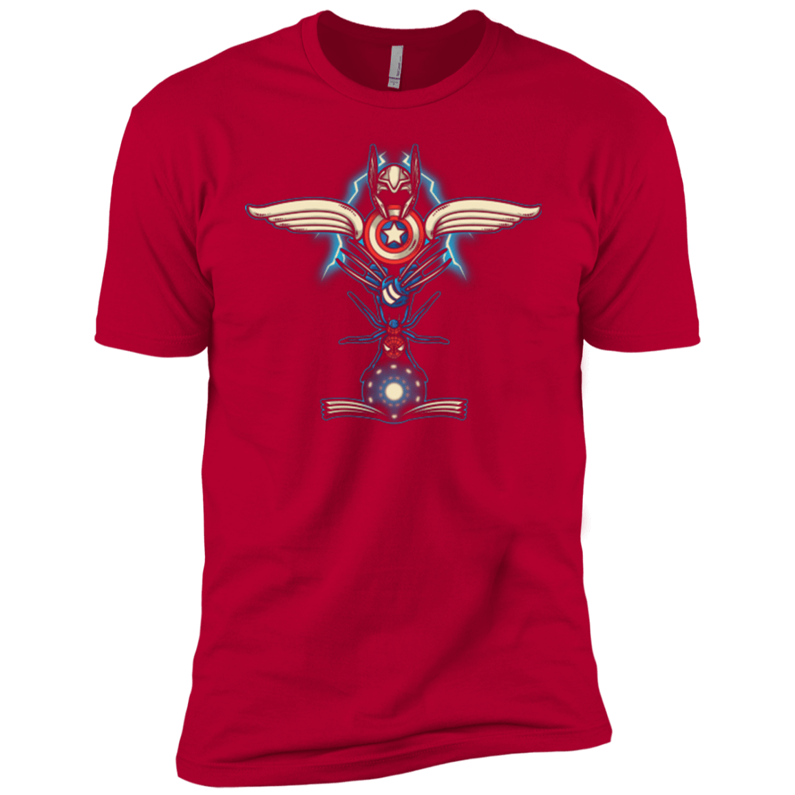T-Shirts Red / YXS HERO TOTEM Boys Premium T-Shirt