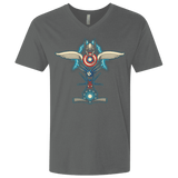 T-Shirts Heavy Metal / X-Small HERO TOTEM Men's Premium V-Neck