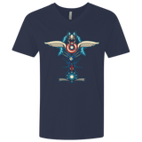 T-Shirts Midnight Navy / X-Small HERO TOTEM Men's Premium V-Neck