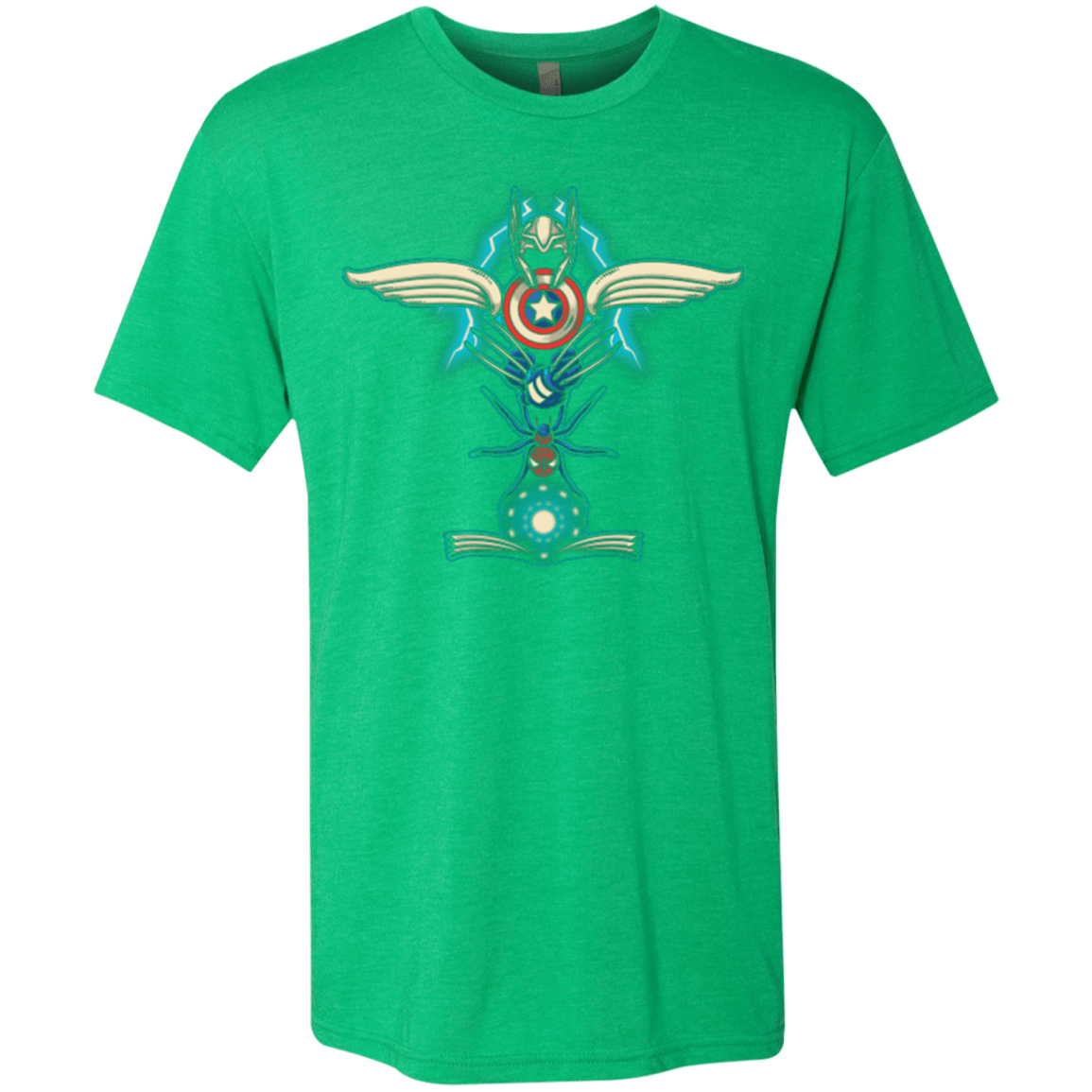 T-Shirts Envy / Small HERO TOTEM Men's Triblend T-Shirt