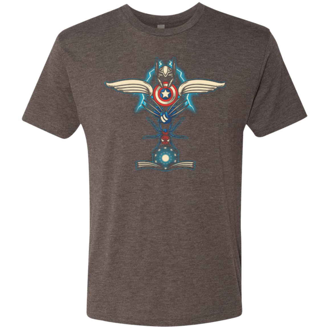 T-Shirts Macchiato / Small HERO TOTEM Men's Triblend T-Shirt