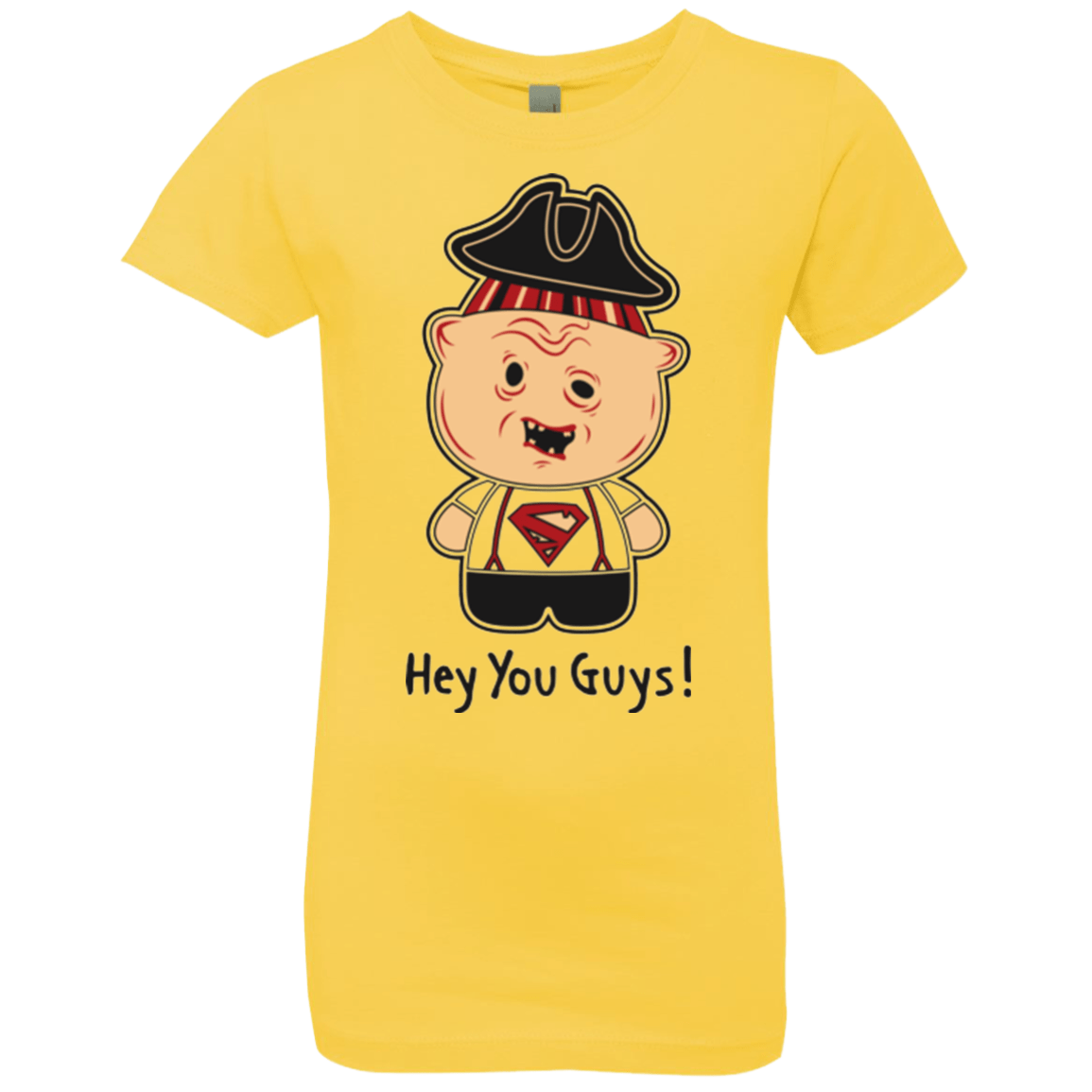 T-Shirts Vibrant Yellow / YXS Hey You Guys Girls Premium T-Shirt