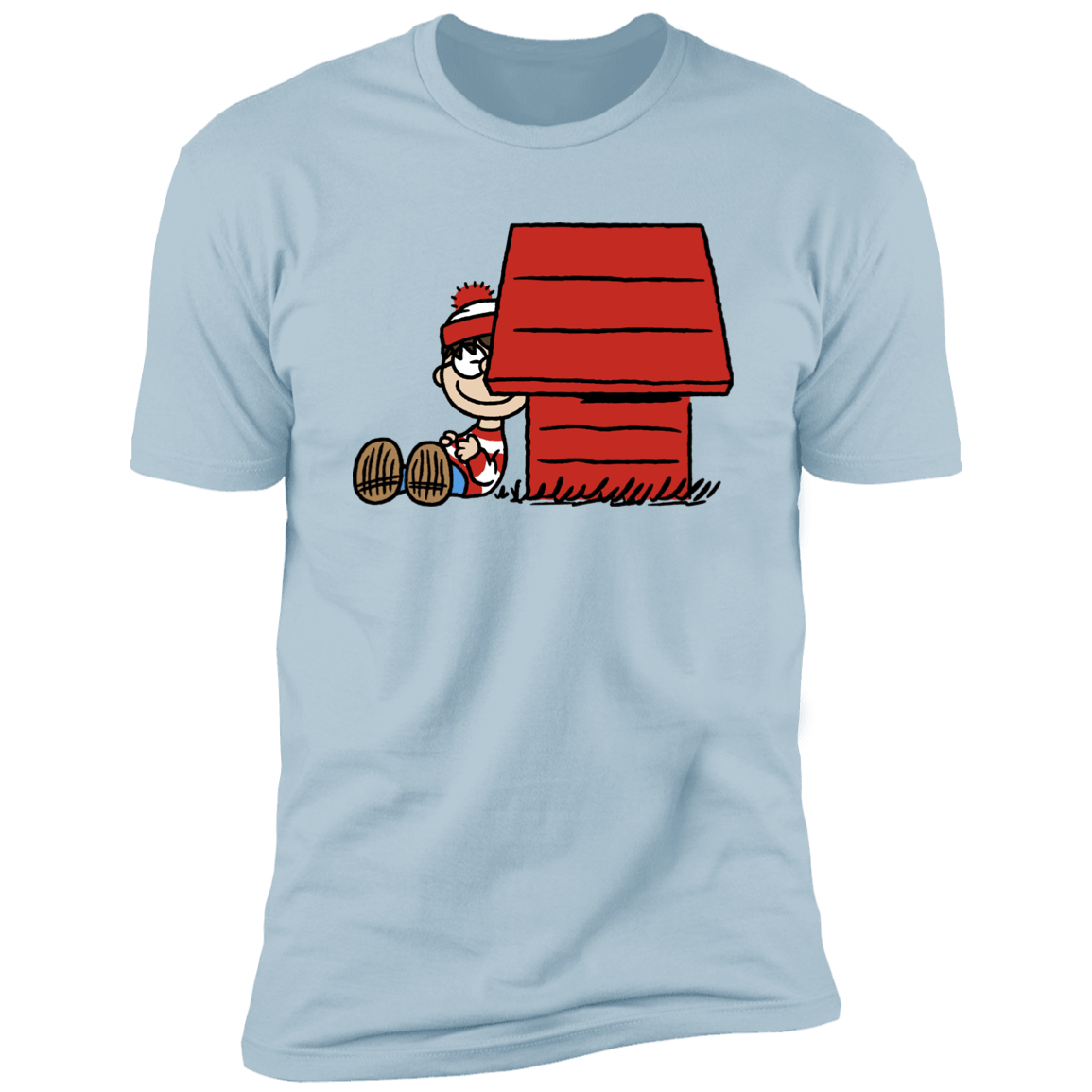 T-Shirts Light Blue / S Hidden Character Men's Premium T-Shirt