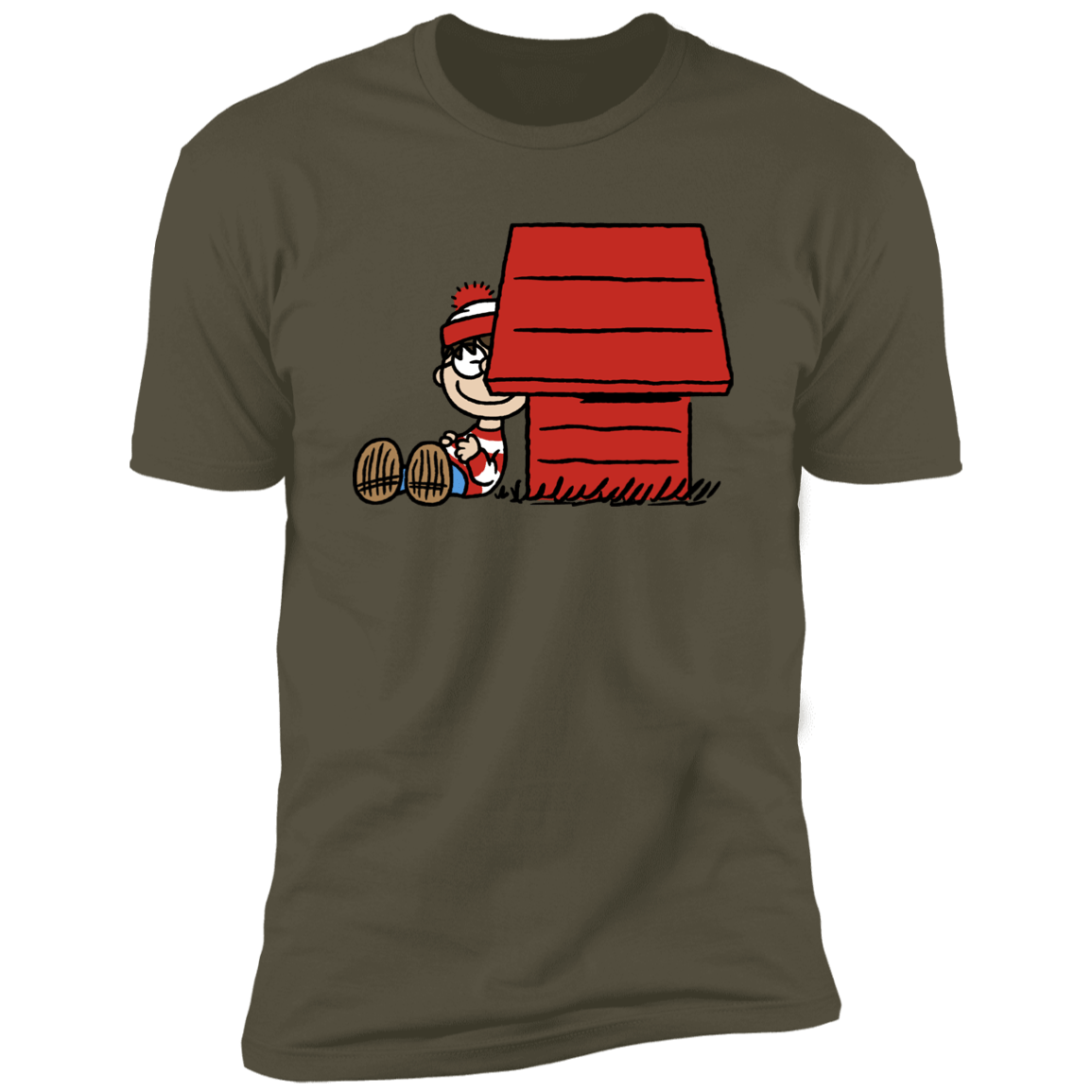 T-Shirts Military Green / S Hidden Character Men's Premium T-Shirt