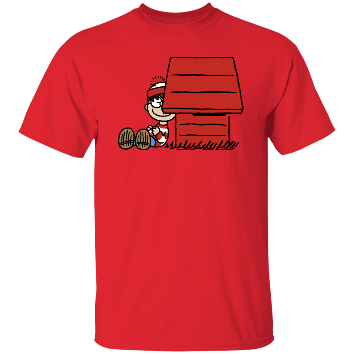 T-Shirts Red / S Hidden Character T-Shirt