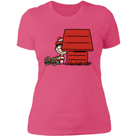 T-Shirts Hot Pink / S Hidden Character Women's Premium T-Shirt