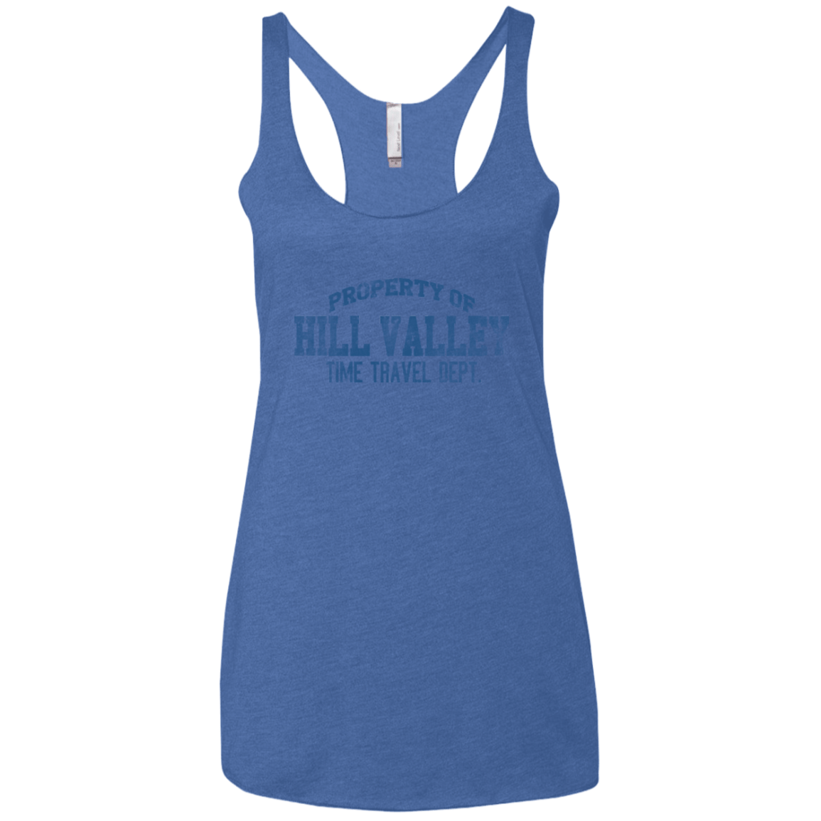 T-Shirts Vintage Royal / X-Small Hill Valley HS Women's Triblend Racerback Tank