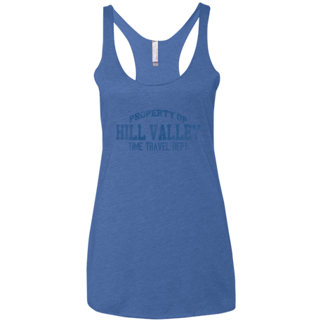 T-Shirts Vintage Royal / X-Small Hill Valley HS Women's Triblend Racerback Tank