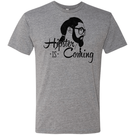 T-Shirts Premium Heather / Small Hipster is Coming Men's Triblend T-Shirt