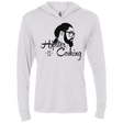 T-Shirts Heather White / X-Small Hipster is Coming Triblend Long Sleeve Hoodie Tee