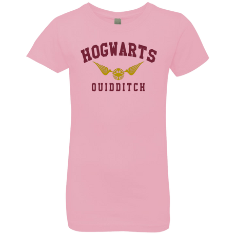 T-Shirts Light Pink / YXS Hogwarts Quidditch Girls Premium T-Shirt