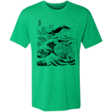 T-Shirts Envy / S Hokusai Paisaje Ink Men's Triblend T-Shirt