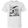 T-Shirts White / S Hokusai Paisaje Ink T-Shirt