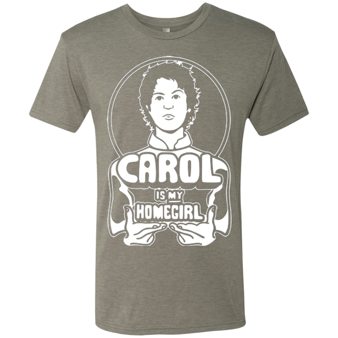 T-Shirts Venetian Grey / Small Homegirl Carol Men's Triblend T-Shirt