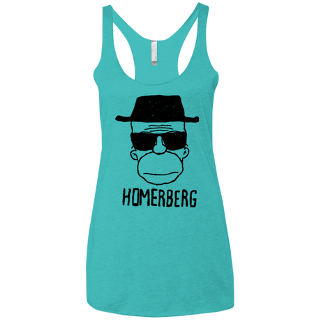 T-Shirts Tahiti Blue / X-Small Homerberg Women's Triblend Racerback Tank