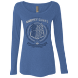 T-Shirts Vintage Royal / Small Hope of Mankind Women's Triblend Long Sleeve Shirt