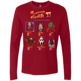 T-Shirts Cardinal / Small Horror Fighter 2 Men's Premium Long Sleeve