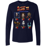 T-Shirts Midnight Navy / Small Horror Fighter 2 Men's Premium Long Sleeve
