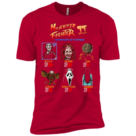 T-Shirts Red / X-Small Horror Fighter 2 Men's Premium T-Shirt