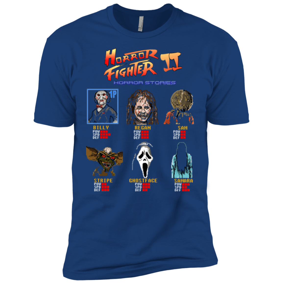 T-Shirts Royal / X-Small Horror Fighter 2 Men's Premium T-Shirt