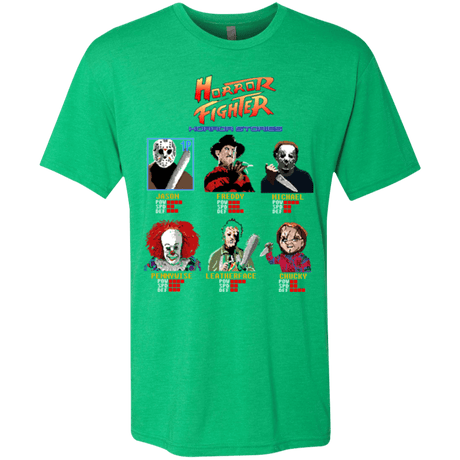 T-Shirts Envy / Small Horror Fighter Men's Triblend T-Shirt