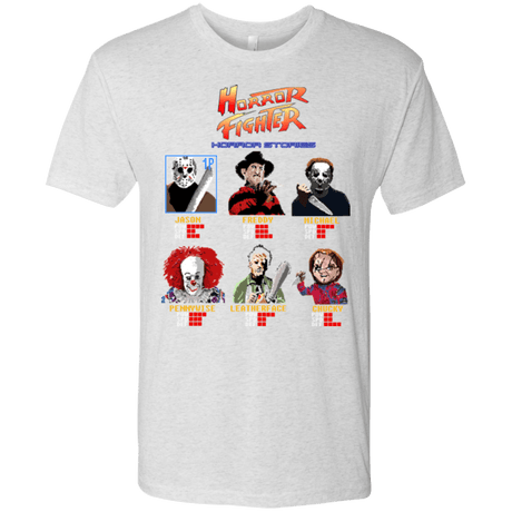 T-Shirts Heather White / Small Horror Fighter Men's Triblend T-Shirt