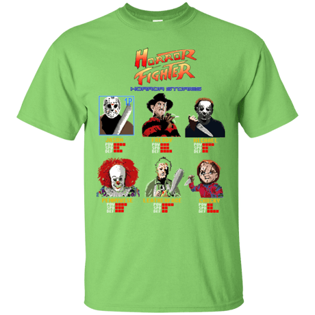 T-Shirts Lime / Small Horror Fighter T-Shirt