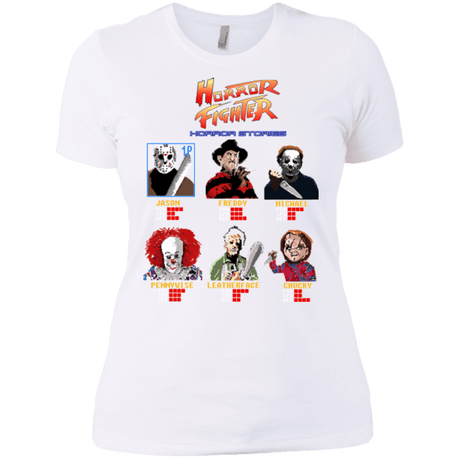 T-Shirts White / X-Small Horror Fighter Women's Premium T-Shirt