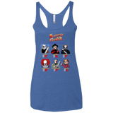 T-Shirts Vintage Royal / X-Small Horror Fighter Women's Triblend Racerback Tank