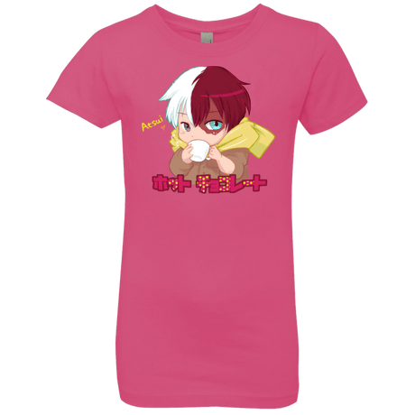 T-Shirts Hot Pink / YXS Hotto Chokoretto Girls Premium T-Shirt