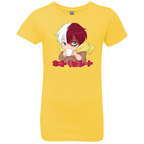 T-Shirts Vibrant Yellow / YXS Hotto Chokoretto Girls Premium T-Shirt