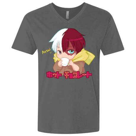 T-Shirts Heavy Metal / X-Small Hotto Chokoretto Men's Premium V-Neck