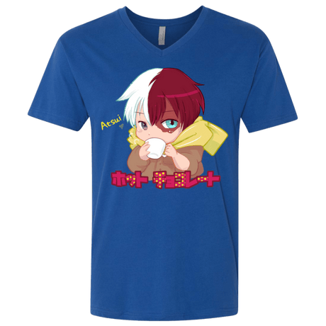 T-Shirts Royal / X-Small Hotto Chokoretto Men's Premium V-Neck