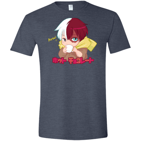 T-Shirts Heather Navy / S Hotto Chokoretto Men's Semi-Fitted Softstyle