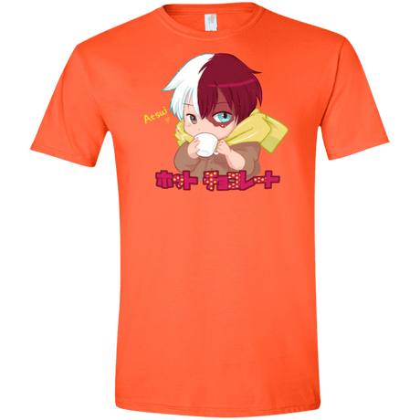 T-Shirts Orange / S Hotto Chokoretto Men's Semi-Fitted Softstyle