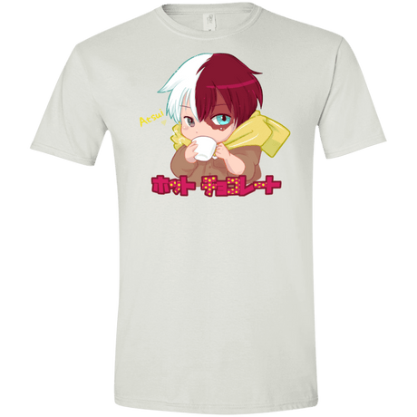 T-Shirts White / X-Small Hotto Chokoretto Men's Semi-Fitted Softstyle