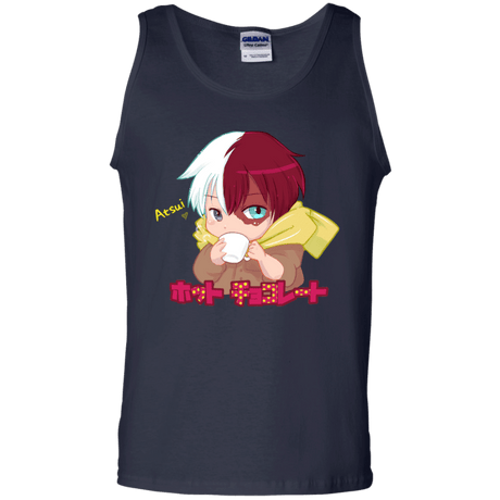 T-Shirts Navy / S Hotto Chokoretto Men's Tank Top