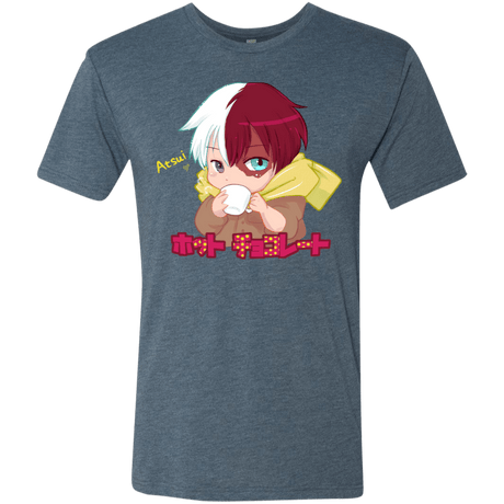 T-Shirts Indigo / S Hotto Chokoretto Men's Triblend T-Shirt