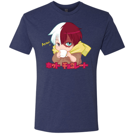 T-Shirts Vintage Navy / S Hotto Chokoretto Men's Triblend T-Shirt