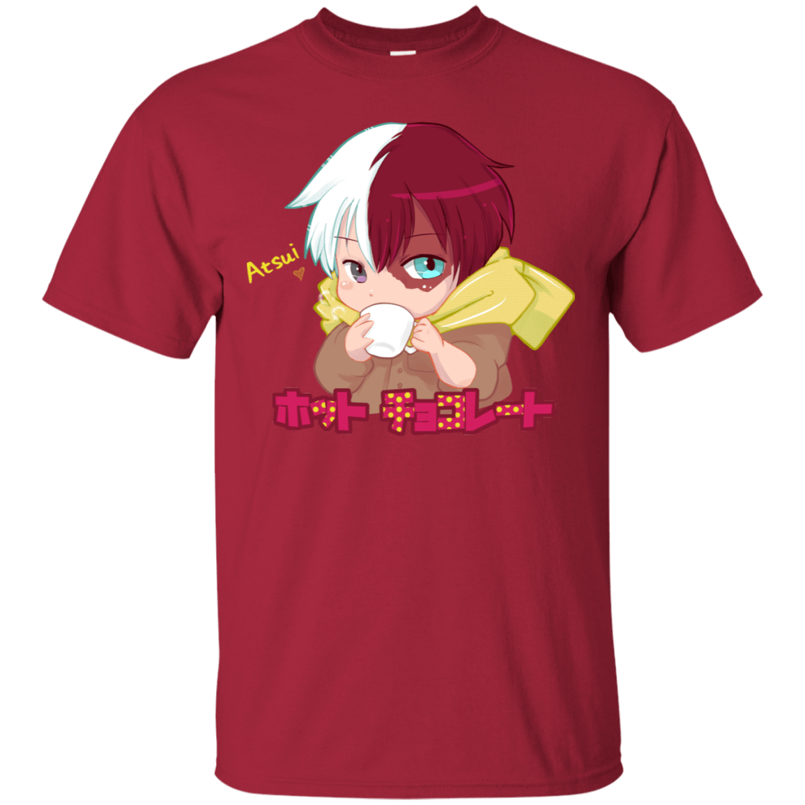 T-Shirts Cardinal / S Hotto Chokoretto T-Shirt