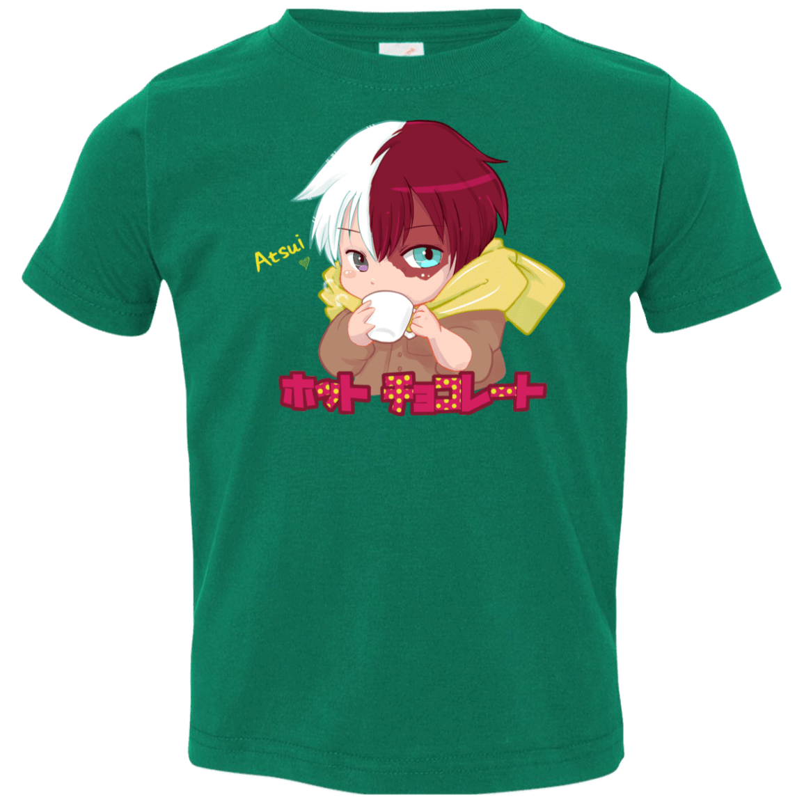 T-Shirts Kelly / 2T Hotto Chokoretto Toddler Premium T-Shirt